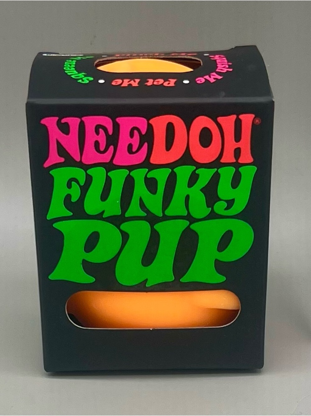 Authentic NEEDOH  “Funky Pup” Orange 🧡Soft Squishy Sensory Toy VIRAL New - Picture 10 of 11